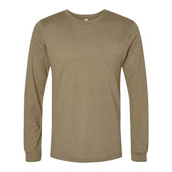 BELLA + CANVAS Heather CVC Long Sleeve Tee