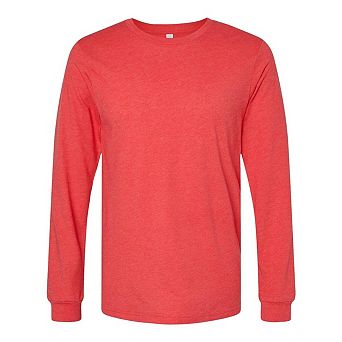 BELLA + CANVAS Heather CVC Long Sleeve Tee