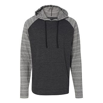 Burnside Yarn-Dyed Hooded Raglan T-Shirt