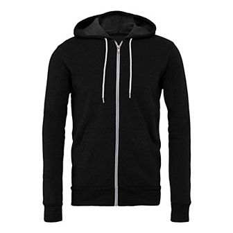 BELLA + CANVAS Sponge Fleece Full-Zip Hoodie