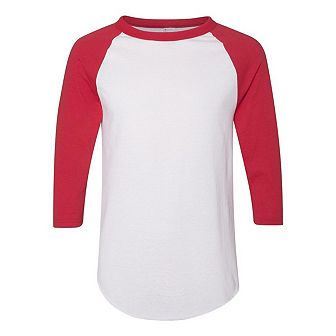 Augusta Sportswear Three-Quarter Raglan Sleeve Baseball Jersey