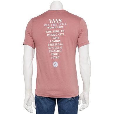 Men's Vans® Mindcheck Off The Wall World Tour Graphic Tee