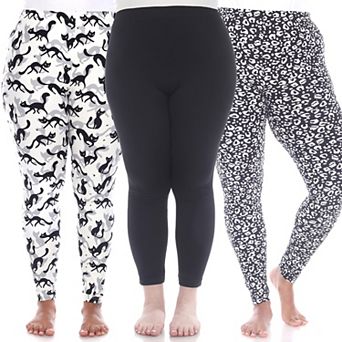 Plus Size Pack of 3 Leggings