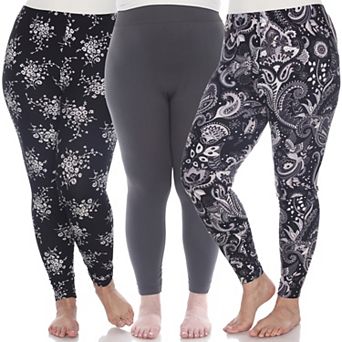 Plus Size Pack of 3 Leggings