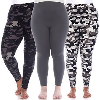 Plus Size Pack of 3 Leggings