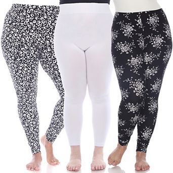 Plus Size Pack of 3 Leggings