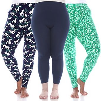 Plus Size Pack of 3 Leggings