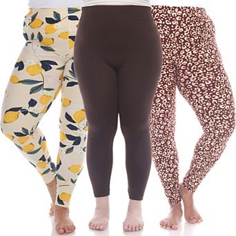 Plus Size Pack of 3 Leggings