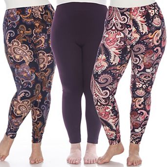 Plus Size Pack of 3 Leggings