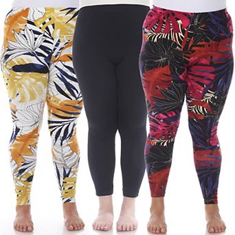 Plus Size Pack of 3 Leggings