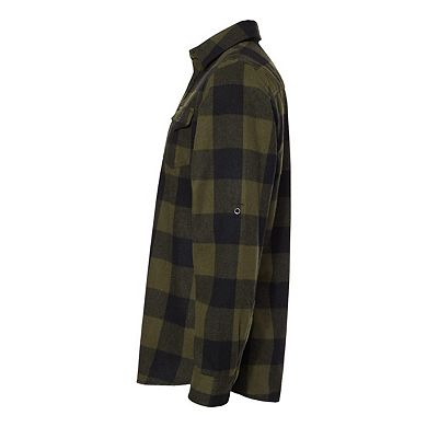 Burnside Yarn-Dyed Long Sleeve Flannel Shirt