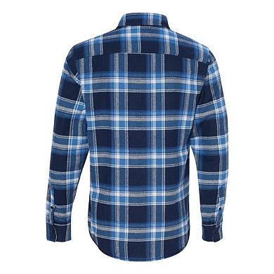 Burnside Yarn-Dyed Long Sleeve Flannel Shirt