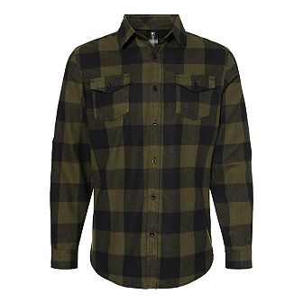 Burnside Yarn-Dyed Long Sleeve Flannel Shirt