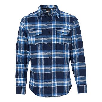 Burnside Yarn-Dyed Long Sleeve Flannel Shirt