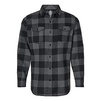 Burnside Yarn-Dyed Long Sleeve Flannel Shirt