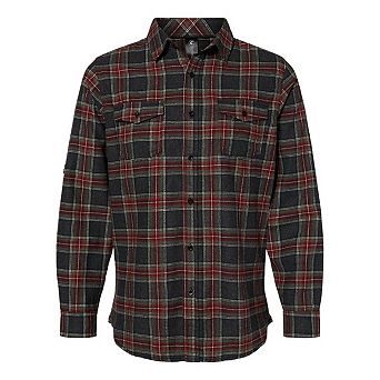 Burnside Yarn-Dyed Long Sleeve Flannel Shirt