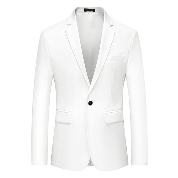 Men's Vintage Velvet Solid Colored Regular Standard Fit Single Breasted One-button Blazer Jacket main image 0