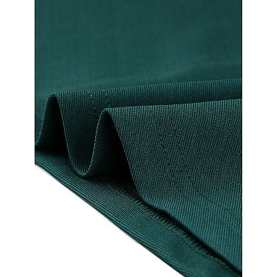 Women's Vintage High Elastic Waist Button Decor Flared Midi Skirt