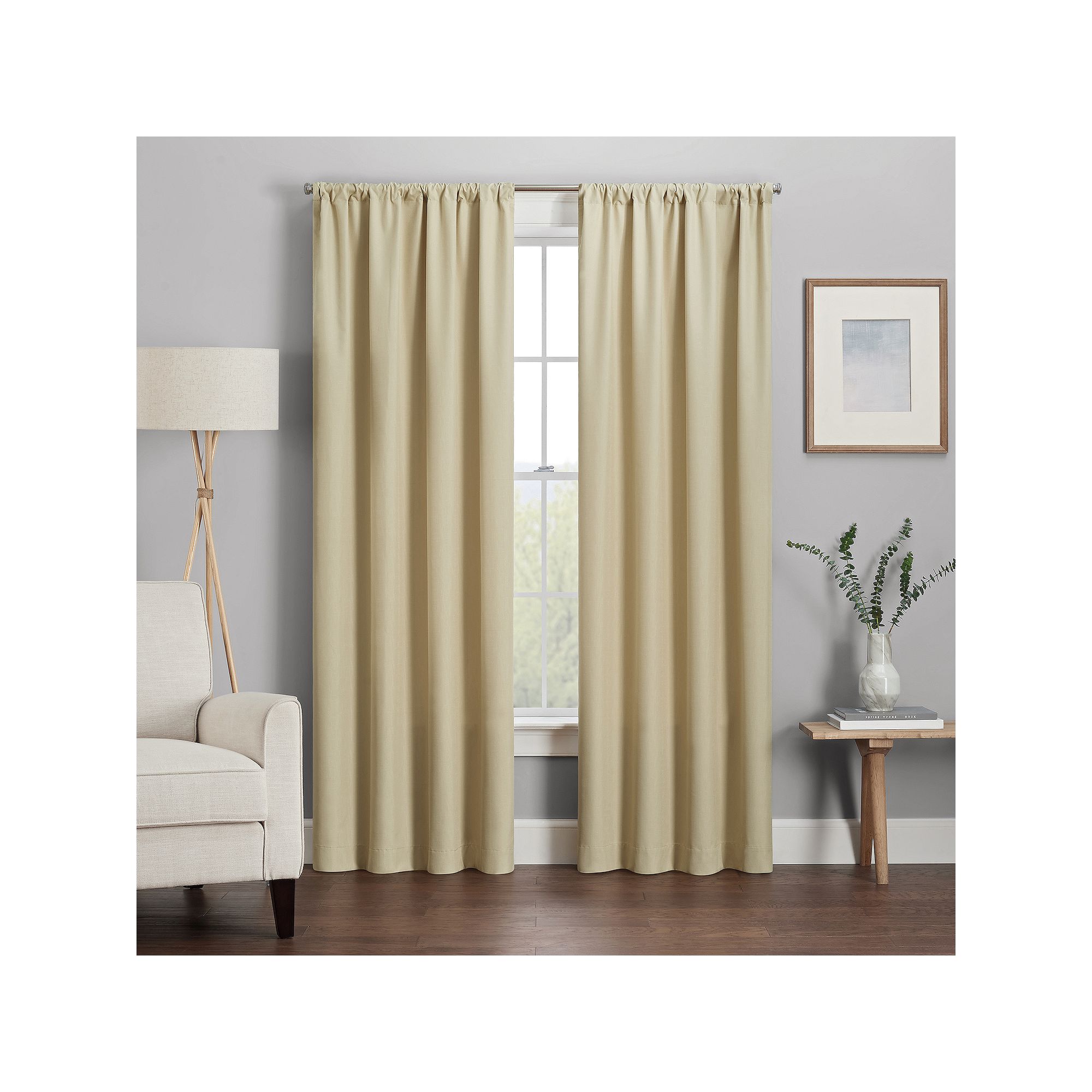 eclipse Kendall 1-Panel Blackout Curtain, Cafe