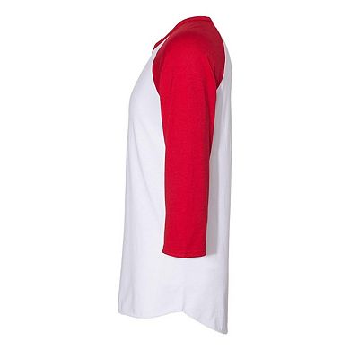 JERZEES Premium Blend Ringspun Three-Quarter Sleeve Raglan Baseball T-Shirt