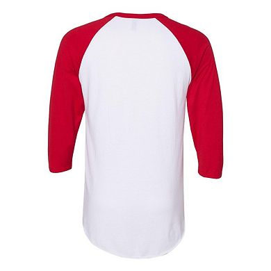 JERZEES Premium Blend Ringspun Three-Quarter Sleeve Raglan Baseball T-Shirt