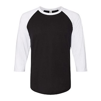 JERZEES Premium Blend Ringspun Three-Quarter Sleeve Raglan Baseball T-Shirt