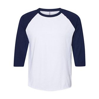 JERZEES Premium Blend Ringspun Three-Quarter Sleeve Raglan Baseball T-Shirt