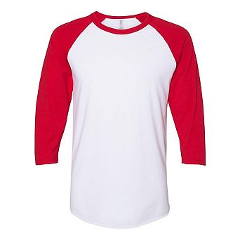 JERZEES Premium Blend Ringspun Three-Quarter Sleeve Raglan Baseball T-Shirt