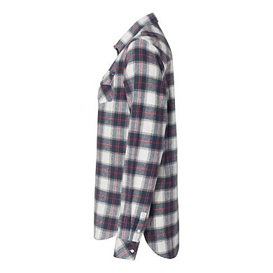 Burnside Women's Yarn-Dyed Long Sleeve Flannel Shirt