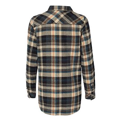 Burnside Women's Yarn-Dyed Long Sleeve Flannel Shirt