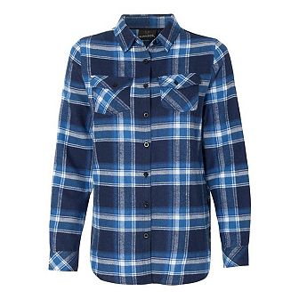 Burnside Women´s Yarn-dyed Long Sleeve Flannel Shirt
