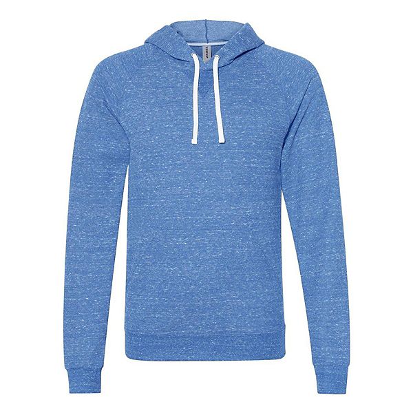 JERZEES Snow Heather French Terry Raglan Hooded Sweatshirt