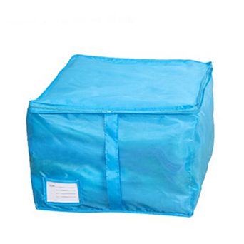 Folding Zippered Clothes Bed Sheet Quilt Storage Bag Holder Container