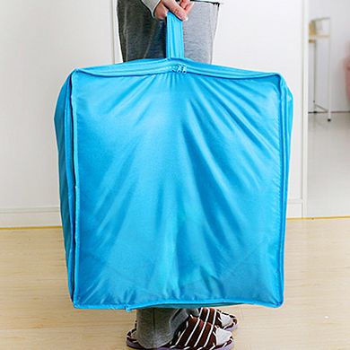 Folding Zippered Clothes Bed Sheet Quilt Storage Bag Holder Container