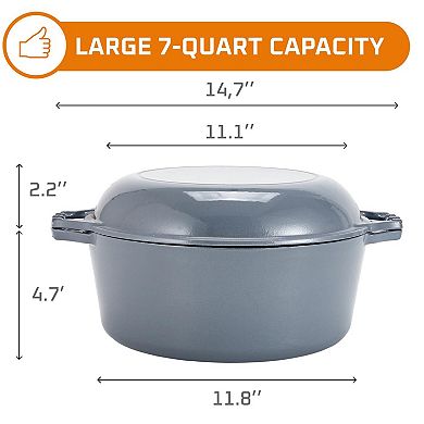 Enamel Cast Iron Dutch Ovens With Handles And Skillet