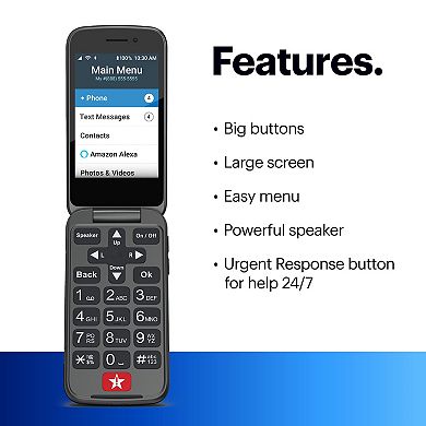Jitterbug Flip2 Cell Phone for Seniors