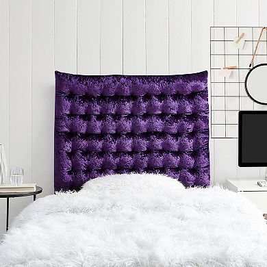 Rainha Cushion Tufted College Headboard - Velvet Crush