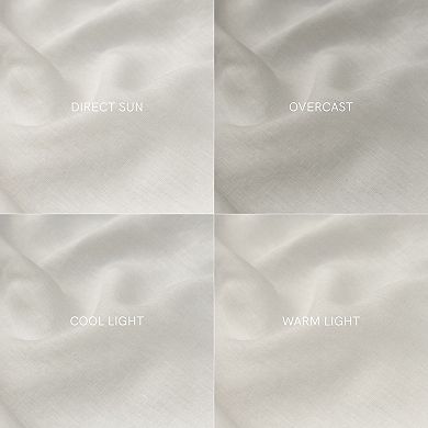French Linen Box Stitch Quilted Sham Set