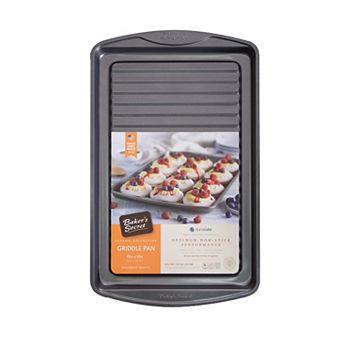 Baker's Secret Non-stick Grilled Pan 0.8"x10.8"x17.5" Classic Line Carbon Steel