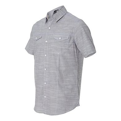 Burnside Textured Solid Short Sleeve Shirt