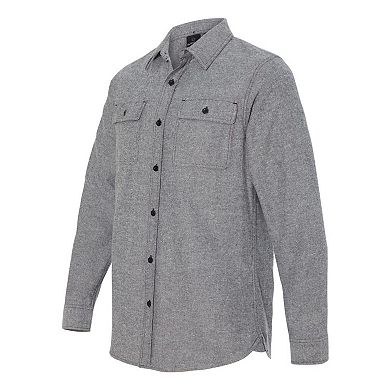 Burnside Solid Long Sleeve Flannel Shirt