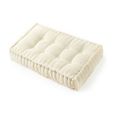 Rainha - Ultra Thick Tufted Floor Pillow - Crimson