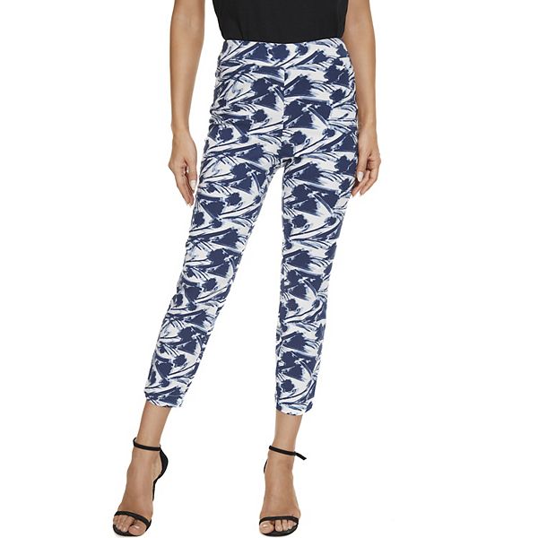 FC Design Floral Blue Womens Capri Pants High Waisted Capris for Women Casual Summer Plus Size