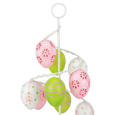 14.25" Cut-Out Spring Easter Egg Tree Decor
