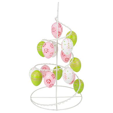 14.25" Cut-Out Spring Easter Egg Tree Decor
