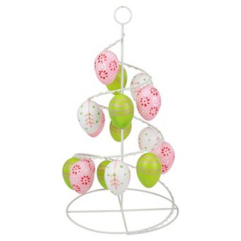 14.25" Cut-Out Spring Easter Egg Tree Decor