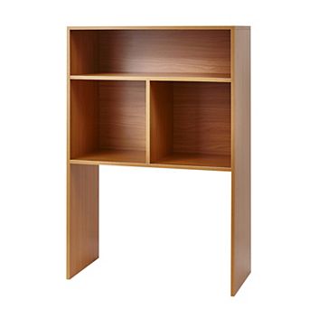 Yak About It® Extra Depth Cube Dorm Desk Bookshelf - Beech (Natural Wood)