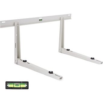 Ivation Split Air Conditioner Mounting Bracket, Universal Wall Mount Unit Support Brackets 440lb Max