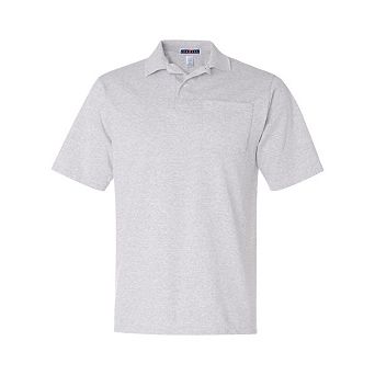 JERZEES SpotShield 50/50 Polo with Pocket