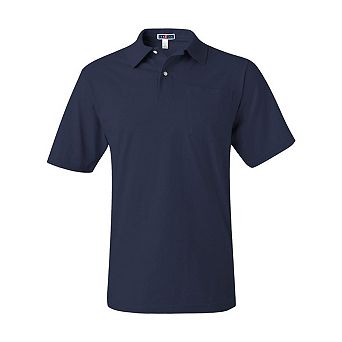 JERZEES SpotShield 50/50 Polo with Pocket